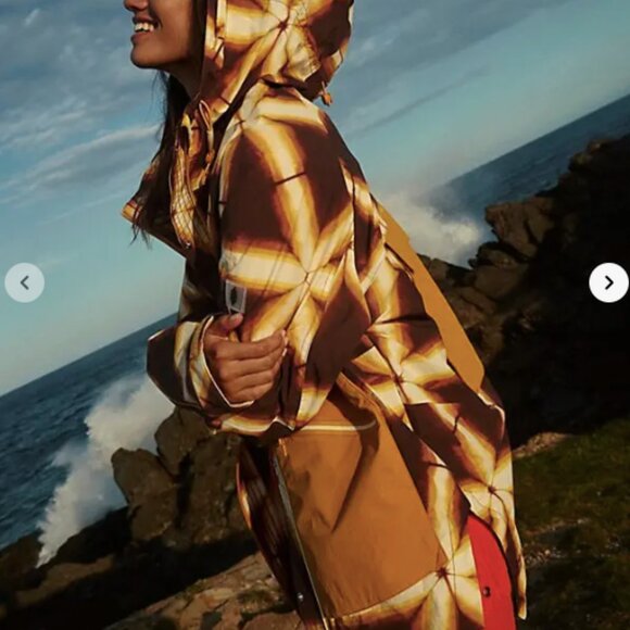 Free People Singin' In The Rain Printed Packable Jacket NEW Size XS - Picture 3 of 4